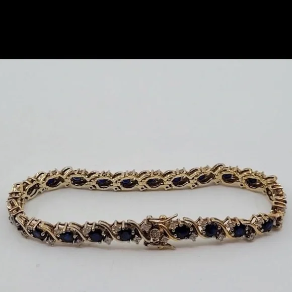 Sterling GT MILOR Italy Sapphire bracelet